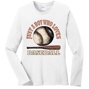 American Sport Fan Baseball Lover Batter Baseball Ladies Long Sleeve Shirt