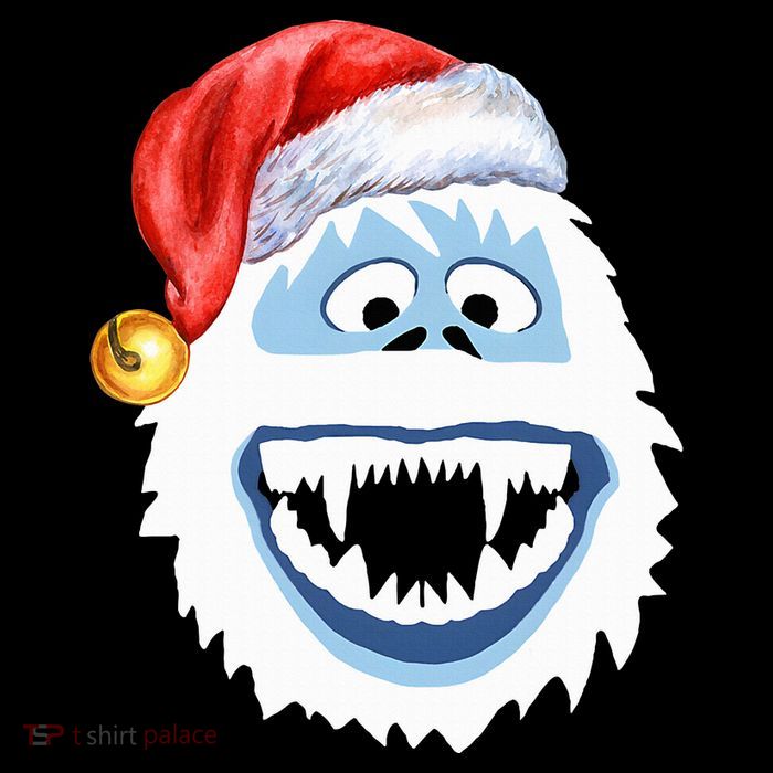 Abominable Snowman Face Costume For & Adults Christmas Tall T-Shirt