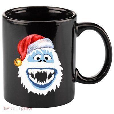Abominable Snowman Face Costume For & Adults Christmas 11oz C Handle Ceramic Mug