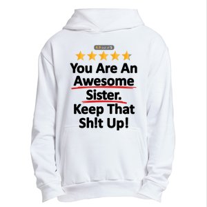 Awesome Sister Funny Gift For Sister Urban Pullover Hoodie