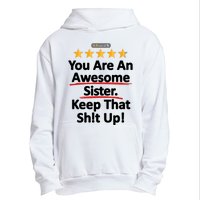 Awesome Sister Funny Gift For Sister Urban Pullover Hoodie