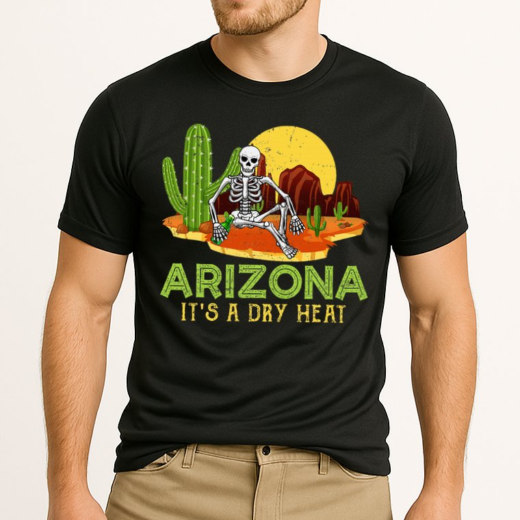 Arizona Skeleton Funny Arizona American Cooling Performance Crew T-Shirt