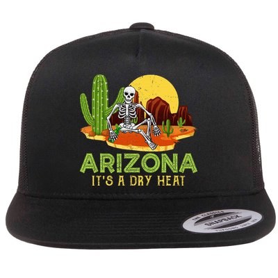 Arizona Skeleton Funny Arizona American Flatbill Hat