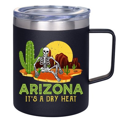 Arizona Skeleton Funny Arizona American 12oz Stainless Steel Coffee Mug