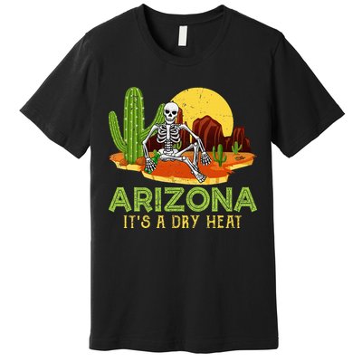 Arizona Skeleton Funny Arizona American Premium T-Shirt