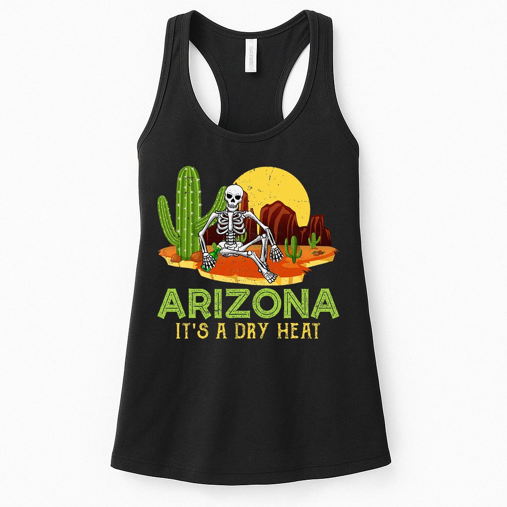 Arizona Skeleton Funny Arizona American Womens Tank Top