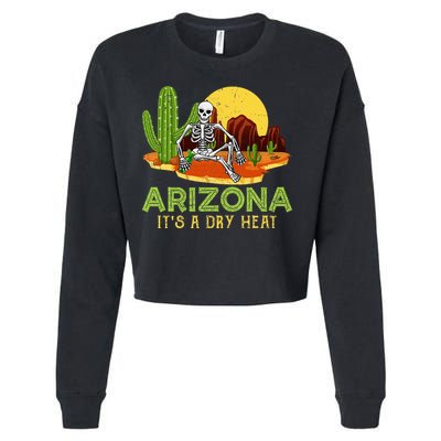 Arizona Skeleton Funny Arizona American Cropped Pullover Crew