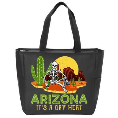 Arizona Skeleton Funny Arizona American Zip Tote Bag
