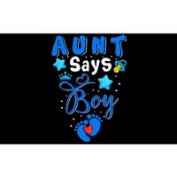 Aunt Says Funny Pregnancy Gender Reveal Baby Family Bumper Sticker