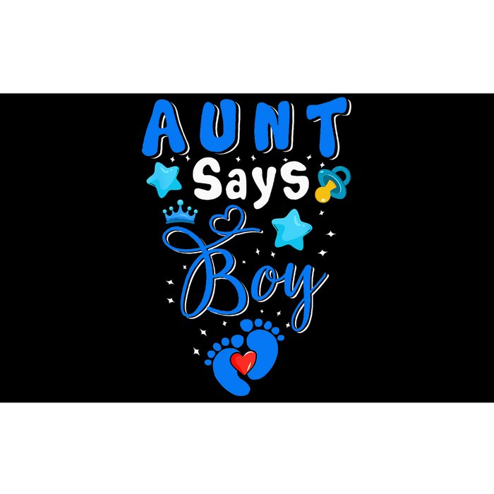 Aunt Says Funny Pregnancy Gender Reveal Baby Family Bumper Sticker