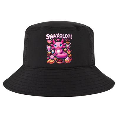 Axolotl Snaxolotl Funny Snacks Axolotls Cool Comfort Performance Bucket Hat