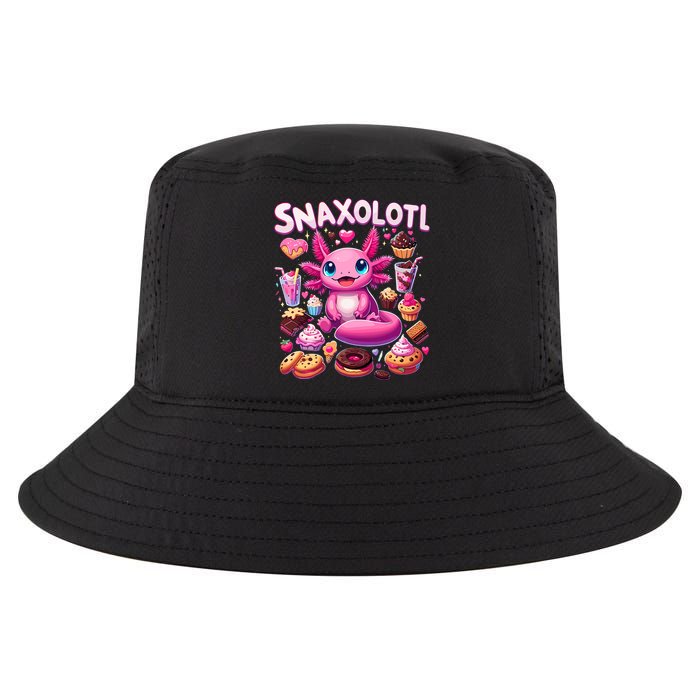 Axolotl Snaxolotl Funny Snacks Axolotls Cool Comfort Performance Bucket Hat