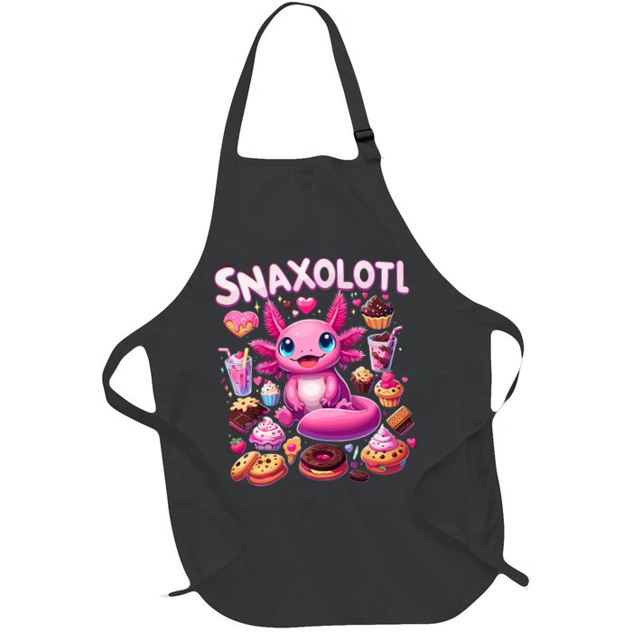 Axolotl Snaxolotl Funny Snacks Axolotls Apron