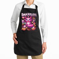 Axolotl Snaxolotl Funny Snacks Axolotls Apron