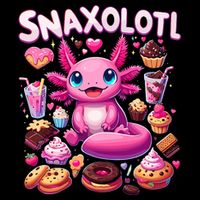 Axolotl Snaxolotl Funny Snacks Axolotls Sweatshirt