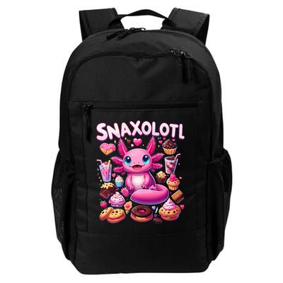 Axolotl Snaxolotl Funny Snacks Axolotls Backpack
