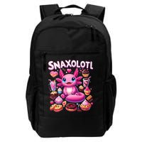 Axolotl Snaxolotl Funny Snacks Axolotls Backpack