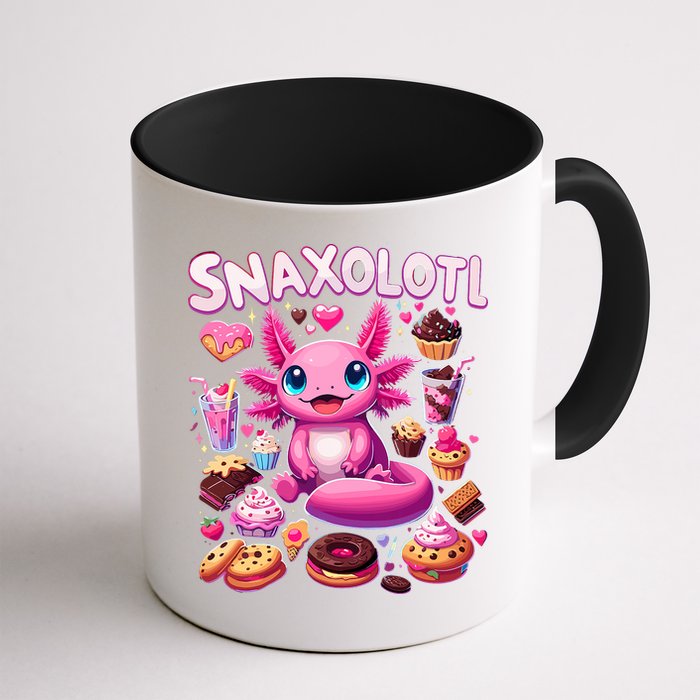 Axolotl Snaxolotl Funny Snacks Axolotls Mug