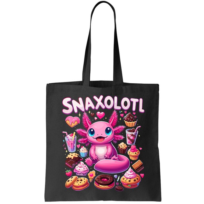 Axolotl Snaxolotl Funny Snacks Axolotls Bag