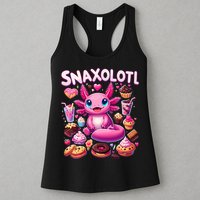 Axolotl Snaxolotl Funny Snacks Axolotls Womens Tank Top