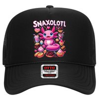 Axolotl Snaxolotl Funny Snacks Axolotls Hat