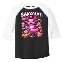 Axolotl Snaxolotl Funny Snacks Axolotls Toddler Fine Jersey T-Shirt
