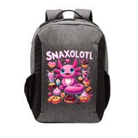 Axolotl Snaxolotl Funny Snacks Axolotls Vector Backpack