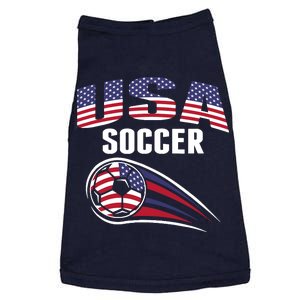 America Soccer Fans Jersey United States Football Lovers Doggie Tank