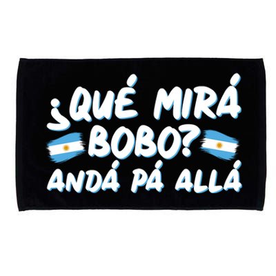 Argentina Soccer Football Que Mira Bobo Anda Pa Alla Microfiber Hand Towel