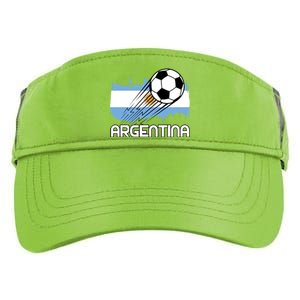 Argentina Soccer Fan Gift Adult Drive Performance Visor