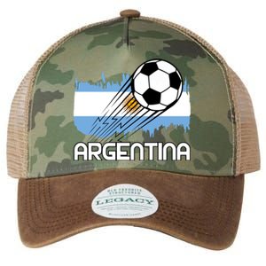 Argentina Soccer Fan Gift Legacy Tie Dye Trucker Hat