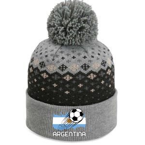 Argentina Soccer Fan Gift The Baniff Cuffed Pom Beanie