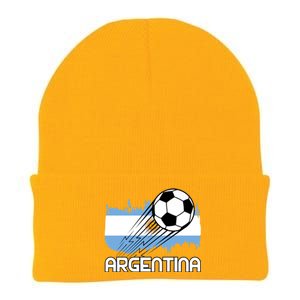 Argentina Soccer Fan Gift Knit Cap Winter Beanie