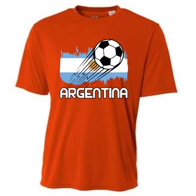 Argentina Soccer Fan Gift Cooling Performance Crew T-Shirt