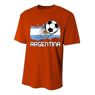 Argentina Soccer Fan Gift Performance Sprint T-Shirt