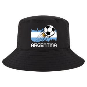 Argentina Soccer Fan Gift Cool Comfort Performance Bucket Hat