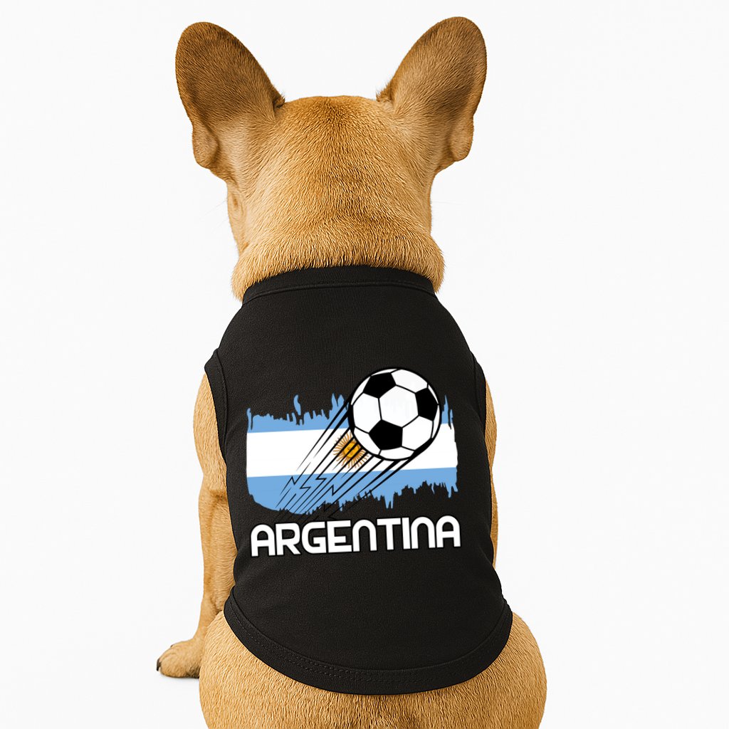 Argentina Soccer Fan Gift Doggie Tank
