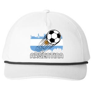 Argentina Soccer Fan Gift Snapback Five-Panel Rope Hat