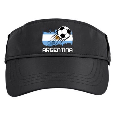 Argentina Soccer Fan Gift Adult Drive Performance Visor