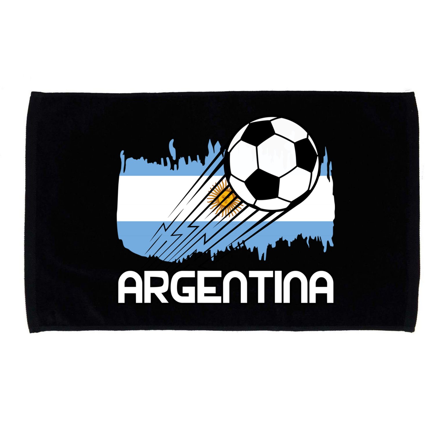Argentina Soccer Fan Gift Microfiber Hand Towel