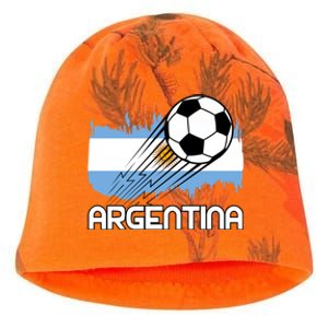 Argentina Soccer Fan Gift Kati - Camo Knit Beanie