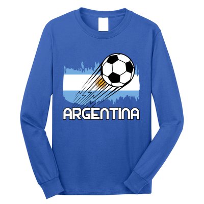 Argentina Soccer Fan Gift Long Sleeve Shirt