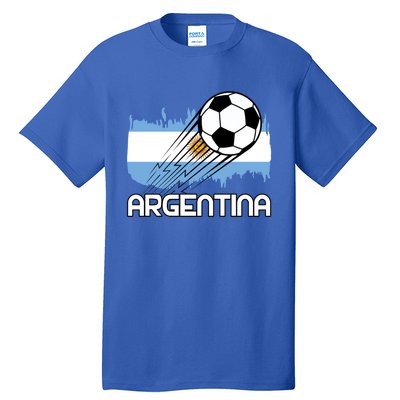 Argentina Soccer Fan Gift Tall T-Shirt