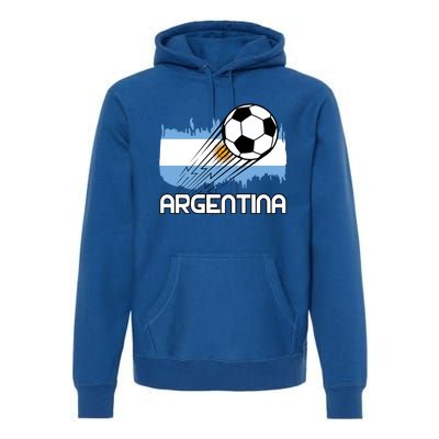 Argentina Soccer Fan Gift Premium Hoodie