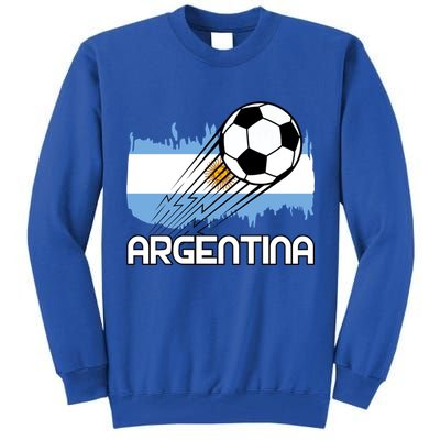 Argentina Soccer Fan Gift Tall Sweatshirt