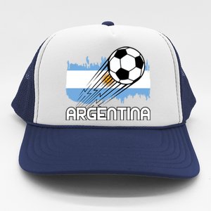 Argentina Soccer Fan Gift Trucker Hat