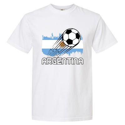 Argentina Soccer Fan Gift Garment-Dyed Heavyweight T-Shirt