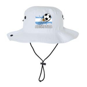 Argentina Soccer Fan Gift Legacy Cool Fit Booney Bucket Hat