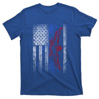 American Swim Flag Usa Swimming Butterfly Stroke Swimmer Great Gift T-Shirt