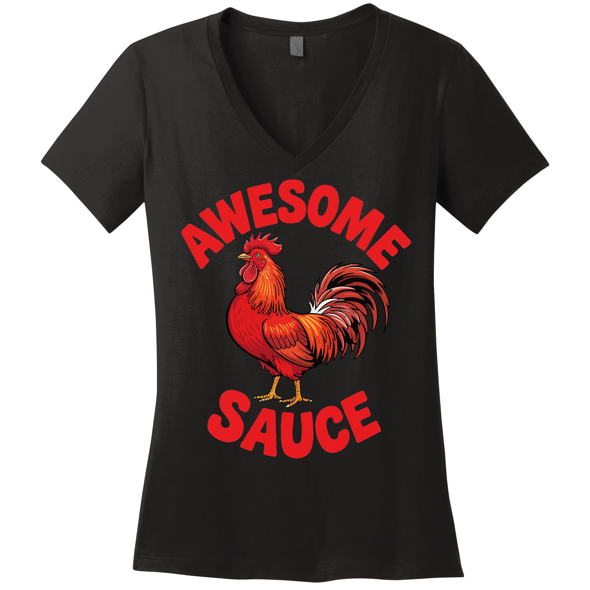 Awesome Sauce Funny For Humans Women's V-Neck T-Shirt